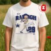 Cal Raleigh #29 Seattle Mariners Cartoon Swing Signature 2025 MLB Baseball Graphic Unisex T-Shirt
