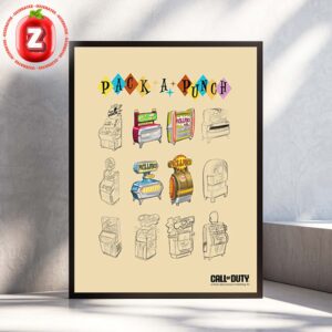 Call Of Duty Gaming Art Print At Online Release In Global On 2025 Pack A Punch Machine Design Home Decor Poster Canvas