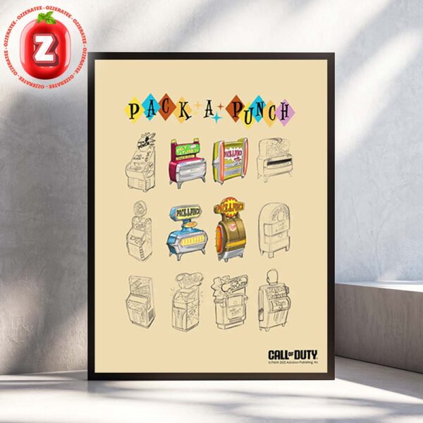 Call Of Duty Gaming Art Print At Online Release In Global On 2025 Pack A Punch Machine Design Home Decor Poster Canvas