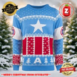 Captain America First Avenger Ugly Christmas Sweater 2025