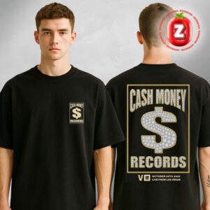 Cash Money Records x Verzuz Live From Las Vegas 2025 Diamond Logo Tee Cash Money Shop Two Sides Unisex T-Shirt