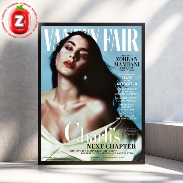 Charli XCX Vanity Fair Cover November 2025 The Next Chapter Home Decor Poster Canvas