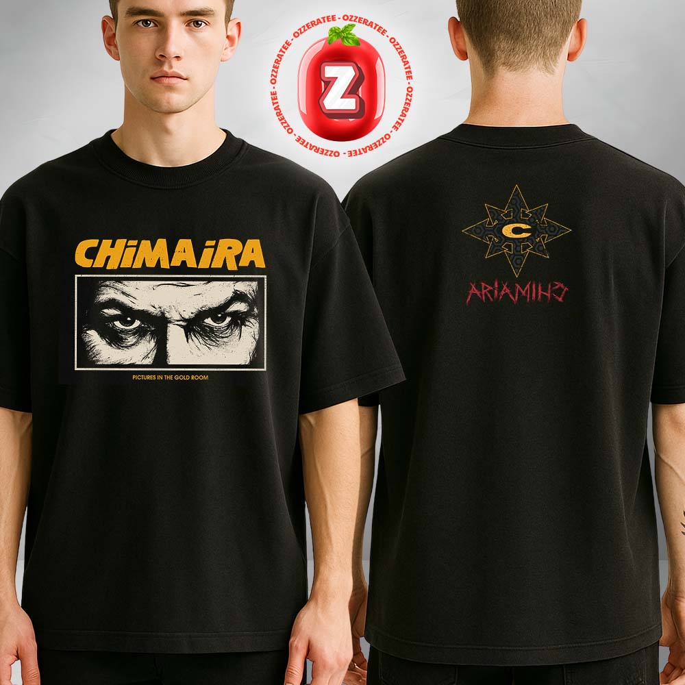 Chimaira At The Movies Collection Pictures In The Gold Room Two Sides Unisex T-Shirt Chimaira At The Movies Collection Pictures In The Gold Room Two Sides Unisex T-Shirt