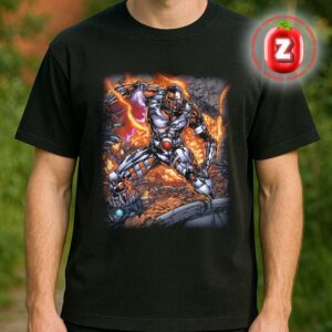 Cyborg DC Comics Logo Graphic Shirt Cyborg Cybernetic Design Unisex T-Shirt