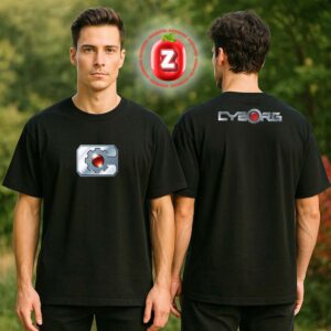 Cyborg DC Comics Logo Two Sided Shirt Cyborg Vintage Style Two Sides Unisex T-Shirt