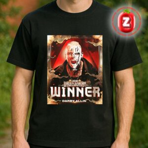 Darby Allin Winner Poster AEW WrestleDream 2025 – I Quit Match Victory Art Print – Pro Wrestling Fan Art Unisex T-Shirt