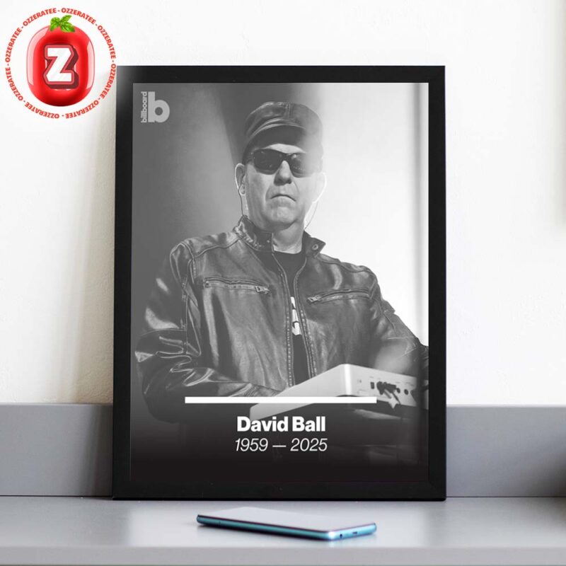 Dave Ball Memorial Poster Honoring The Soft Cell Co Founder 1959 To 2025 Home Decor Poster Canvas