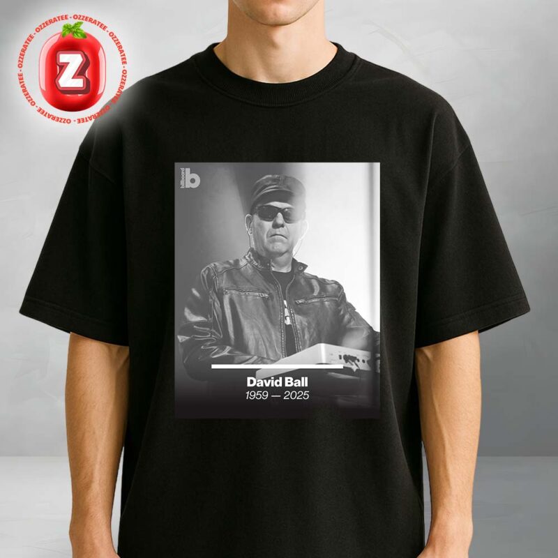 Dave Ball Memorial Poster Honoring The Soft Cell Co Founder 1959 To 2025 Unisex T Shirt