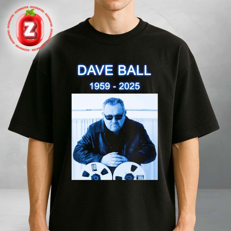 Dave Ball Tribute Poster In Memory Of The Soft Cell Co Founder 1959 To 2025 Electronic Music Legacy Artwork Unisex T Shirt