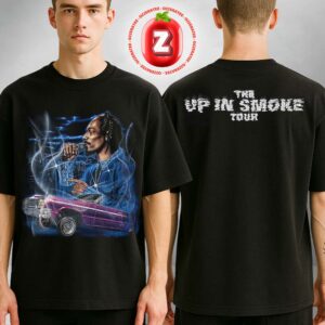 Death Row x Snoop Dogg Merch Celebrating 25 Years Of The Up In Smoke Tour Two Sides Unisex T-Shirt Death Row x Snoop Dogg Merch Celebrating 25 Years Of The Up In Smoke Tour Two Sides Unisex T-Shirt