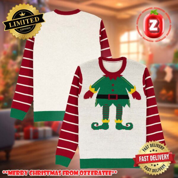 Elf Yourself Santa Claus Ugly Christmas Sweater 2025