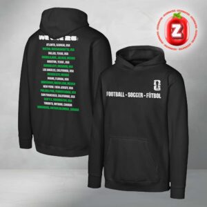 FIFA World Cup 2026 Graphic Two Sides Unisex Hoodie
