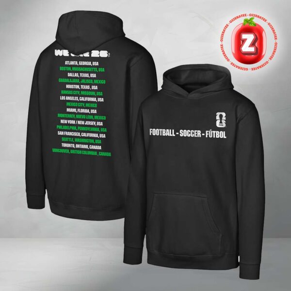 FIFA World Cup 2026 Graphic Two Sides Unisex Hoodie