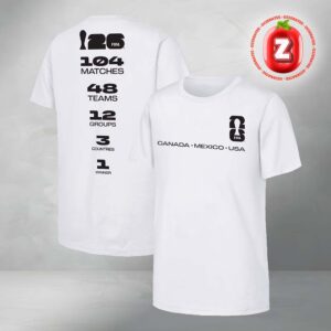FIFA World Cup 2026 Graphic Two Sides Unisex T-Shirt