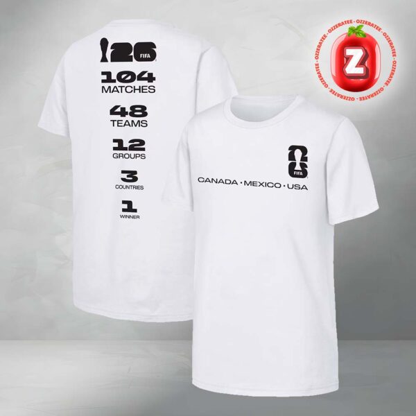 FIFA World Cup 2026 Graphic Two Sides Unisex T-Shirt