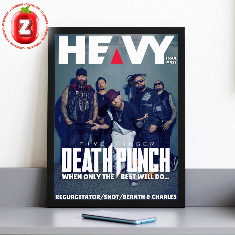 Five Finger Death Punch Magazine Cover Poster For Heavy Issue 427 2025 Metal Band Editorial Artwork Home Decor Poster Canvas Five Finger Death Punch Magazine Cover Poster For Heavy Issue 427 2025 Metal Band Editorial Artwork Home Decor Poster Canvas