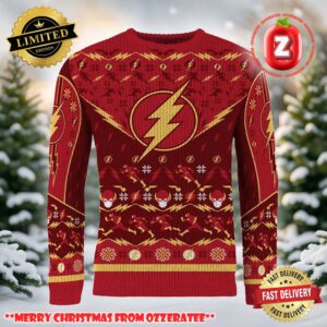 Flash Little Runner Boy Ugly Christmas Sweater 2025