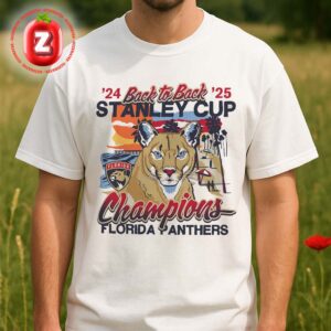 Florida Panthers Back-to-Back Florida Sunset Franklin NHL 2025 Season Unisex T-Shirt