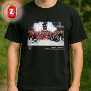 Florida Panthers Black 2025 Stanley Cup Champions Team Photo Unisex T-Shirt