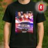 Seattle Mariners 2025 AL West Division Champions Team Celebration Cartoon Graphic MLB Unisex T-Shirt