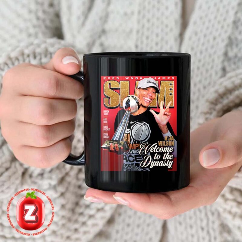 GOLD METAL SLAM 259 A'ja Wilson Magazine Coffee Ceramic Mug