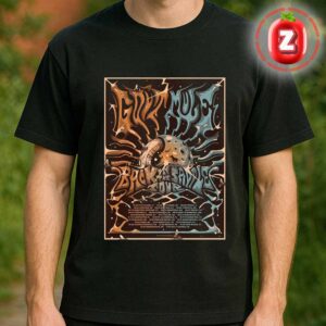Gov’t Mule Tour Dates Poster Back In The Saddle Tour Across North America Fall 2025 Psychedelic Cosmic Artwork Unisex T-Shirt