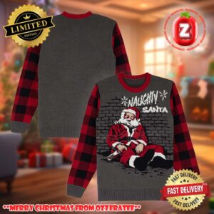 Graffiti Santa Claus 2025 For Family Gift Ugly Christmas Sweater