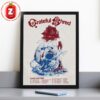 Grateful Shred Heads North 2026 Tour Poster With Skull And Rose Psychedelic Artwork Home Decor Poster Canvas