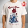 Grateful Shred Heads North 2026 Tour Poster With Skull And Rose Psychedelic Artwork Unisex T-Shirt