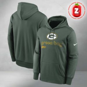 Green Bay Packers Nike Therma NFL Two Sides Unisex Pullover Hoodie
