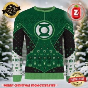 Green Lantern Guardian of Christmas Ugly Christmas Sweater 2025
