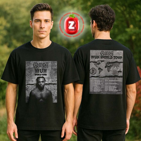 Gunna Wun World Tour On November 2025 To July 2026 Poster Tour Dates The Last Wun Album North America Africa Australia Europe Concert Two Sides Unisex T-Shirt