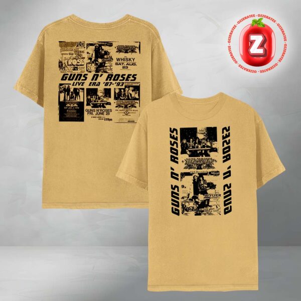 Guns N Roses Live Era Two Sides Unisex T-Shirt