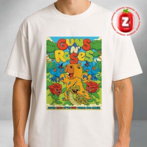 Guns N’ Roses Poster At Pedreira Paulo Leminski In Curitiba Brazil On October 28 2025 Unisex T-Shirt Guns N’ Roses Poster At Pedreira Paulo Leminski In Curitiba Brazil On October 28 2025 Unisex T-Shirt