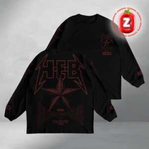 HEB x Connor Dwyer Here Everyone Belongs Red Metal Long Sleeve 2025 For Austin Musicians HAAM