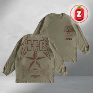 HEB x Connor Dwyer Lightning Logo Metal Long Sleeve Black Edition 2025 For Austin Musicians HAAM