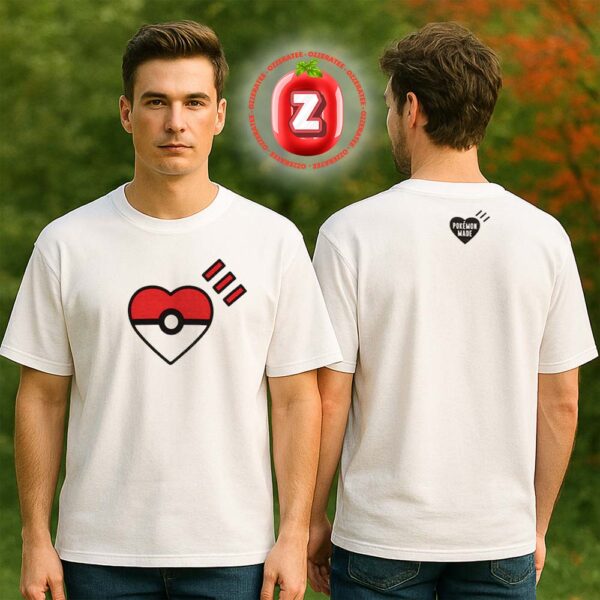 Human Made x Pokemon Heart Pokemon Love Two Sides Unisex T-Shirt