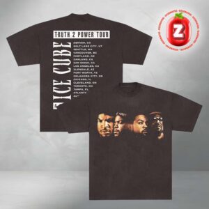 Ice Cube Truth 2 Power Faces Tour Two Sides Unisex T-Shirt