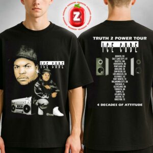 Ice Cube Truth To Power Boombox Tour Two Sides Unisex T-Shirt