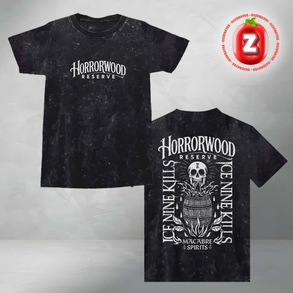 Ice Nine Kills Horrorwood Reserve Vintage Black The Laugh Track All Over Print Shirt