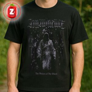 Imminence Band T-Shirt At Worldwide Release In Global Stores On 2025 The Return Of The Black Dark Metal Artwork