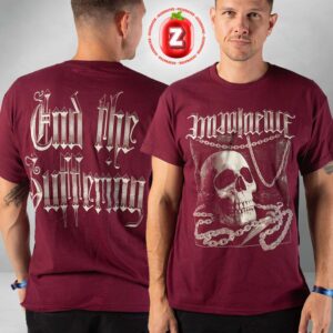 Imminence Skull Maroon Two Sides Unisex T-Shirt