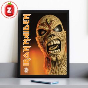 Iron Maiden Mummified Eddie Mask Poster Trick Or Treat Studios Halloween 2025 Home Decor Poster Canvas