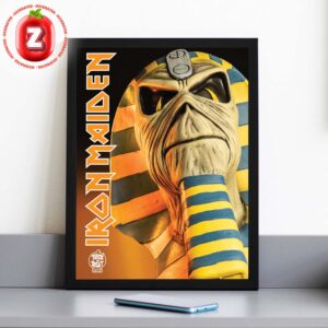 Iron Maiden Pharaoh Eddie Mask Poster Trick Or Treat Studios Halloween 2025 Home Decor Poster Canvas
