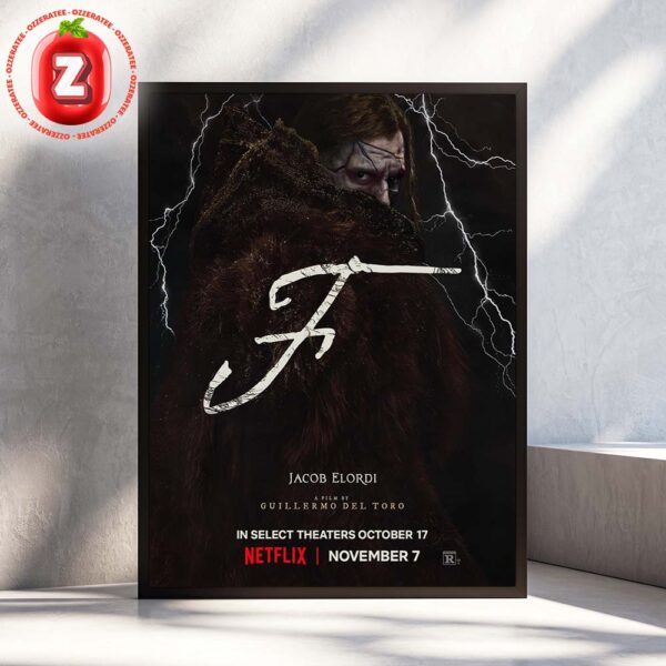 Jacob Elordi The Monster Within 2025 by Guillermo del Toro Dark Fantasy Horror Netflix Movie Home Decor Poster Canvas