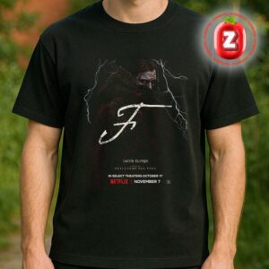 Jacob Elordi The Monster Within 2025 by Guillermo del Toro Dark Fantasy Horror Netflix Movie Poster Unisex T-Shirt