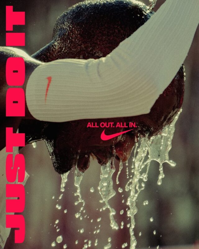 Jacob Kiplimo Marathon 2025 Winner Poster Nike Just Do It All Out All In Running Motivation