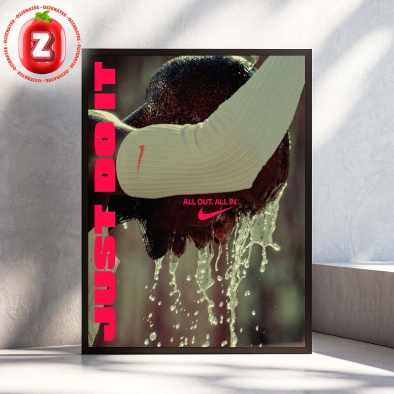 Jacob Kiplimo Marathon 2025 Winner Poster Nike Just Do It All Out All In Running Motivation Home Decor Poster Canvas