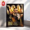 John Cena – Saturday Night’s Main Event In Washington DC On December 13 2025 Final Match Wrestling Home Decor Poster Canvas