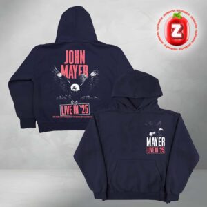 John Mayer Live in ’25 Two Sides Unisex Pullover Hoodie John Mayer Live in ’25 Two Sides Unisex Pullover Hoodie